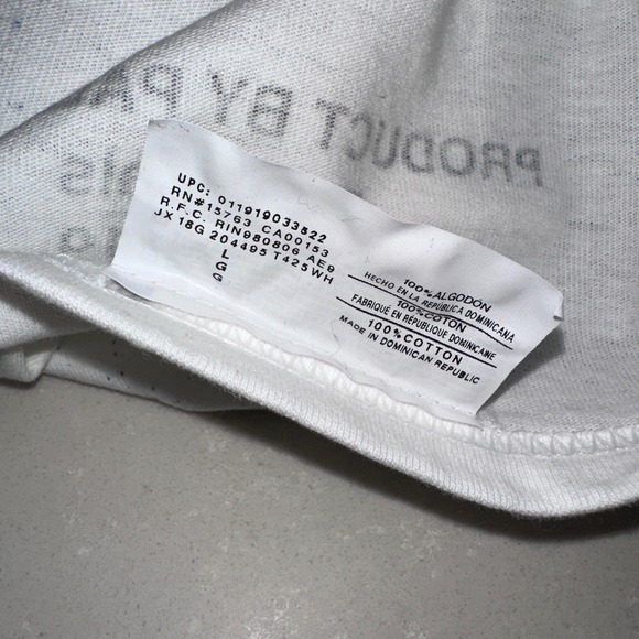 Pallette Pavelow Champion T-Shirt Mens L Lightning Bolt‎ White Essentials 18-19 - Picture 13 of 13